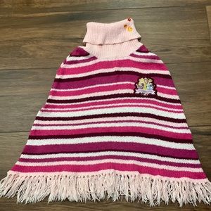 Girls Disney Princess Sweater knit poncho